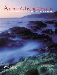 America's Living Oceans - California Ocean Protection Council