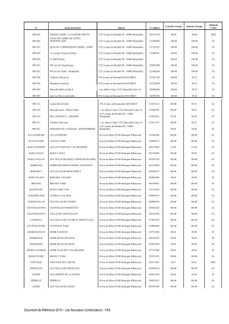 les nouveaux constructeurs sa - Paper Audit & Conseil