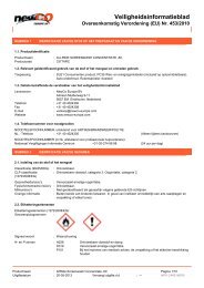 MSDS - Newco Europe