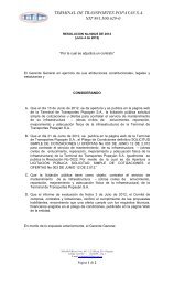 resolucion nÂº 00025 adjudicacion contrato - Terminal de ...