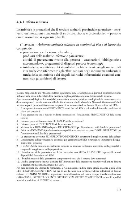 Relazione sullo stato del Servizio Sanitario ... - Trentino Salute
