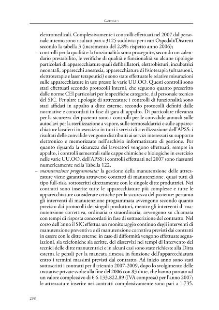 Relazione sullo stato del Servizio Sanitario ... - Trentino Salute