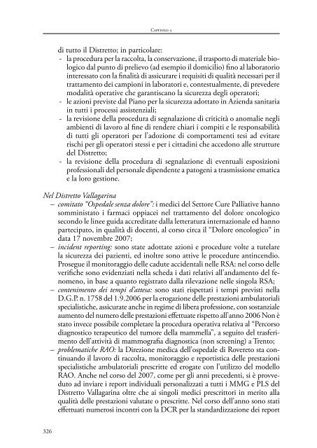 Relazione sullo stato del Servizio Sanitario ... - Trentino Salute