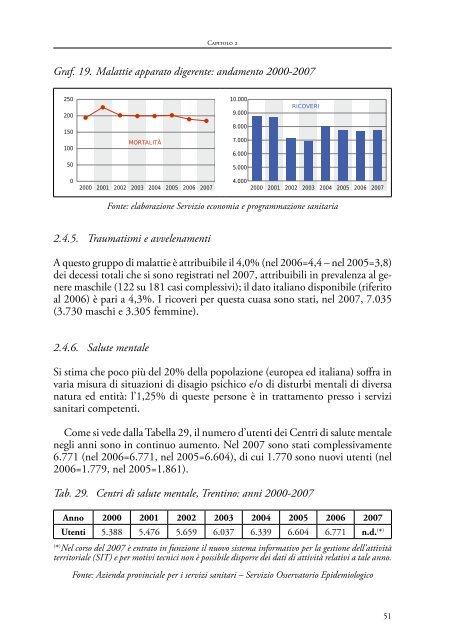 Relazione sullo stato del Servizio Sanitario ... - Trentino Salute