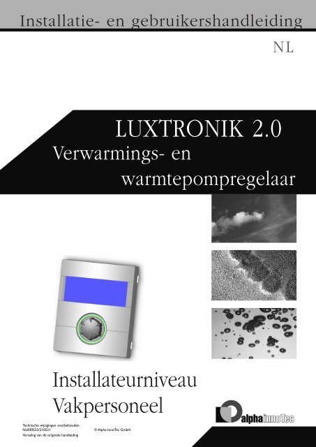 Luxtronik 2.0 verwarmings