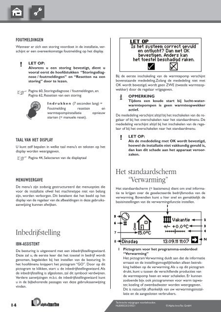 Luxtronik 2.0 verwarmings