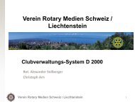 (CVS) Verein Rotary Medien Schweiz / Liechtenstein - Rotary Schweiz
