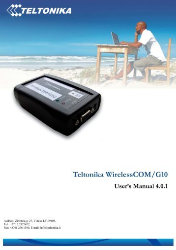 WirelessCom/G10 - Teltonika