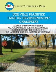 Brochure - Ville de Otterburn Park