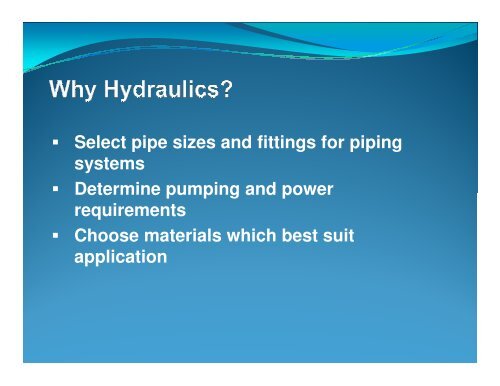 General Hydraulics