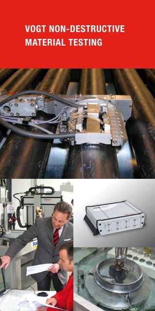 Our products and NDT services - VOGT Ultrasonics GmbH