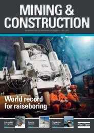 World record for raiseboring - Atlas Copco