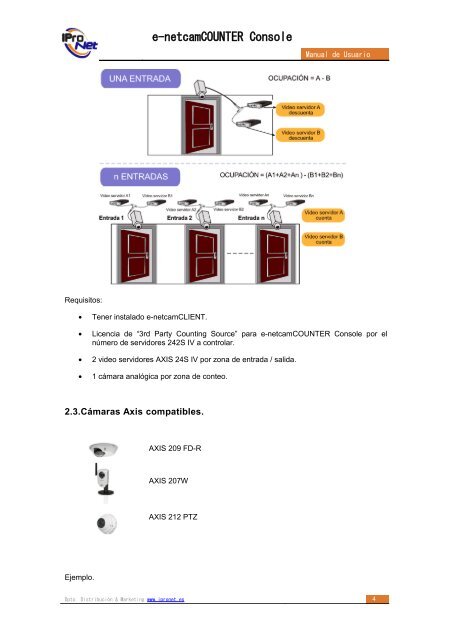 Manual e-netcamcounter Console - Ipronet Sistemas