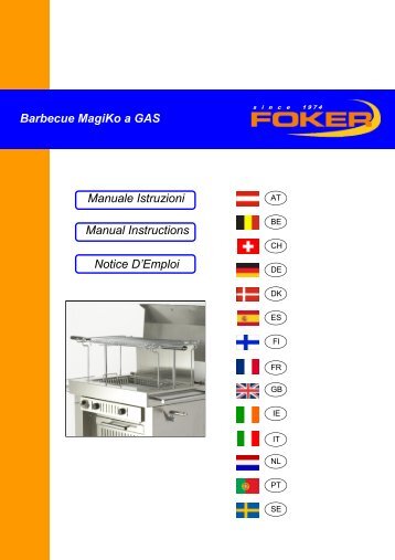 Manuale Istruzioni Barbecue MagiKo a GAS Manual ... - Foker srl