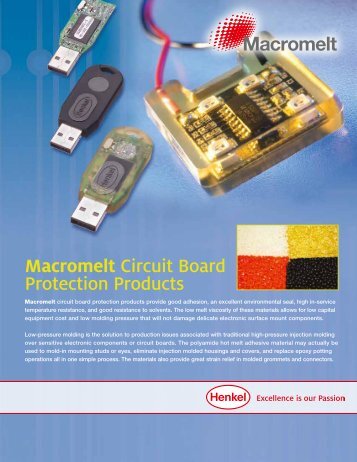 Macromelt Circuit Board Protection Products - Henkel
