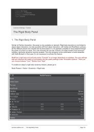 The Rigid Body Panel - RealFlow Tutorials.