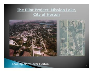 Mission Lake, City of Horton - Kansas Water Office