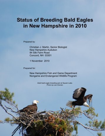 Status of Breeding Bald Eagles in NH in 2010 - New Hampshire ...