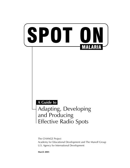 Spots - Roll Back Malaria