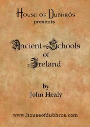 Ireland's Ancient Schools and Scholars by John ... - House of Dubhros