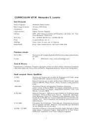 CURRICULUM VITÃ Alessandra S. Lanotte - Consiglio Nazionale ...