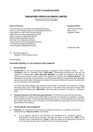 Annual Report 2012 - Singapore Press Holdings
