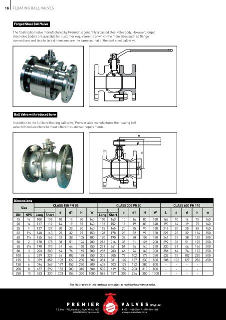 petro Chem ValVes - Premier Valves