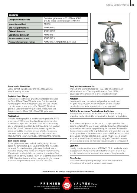 petro Chem ValVes - Premier Valves