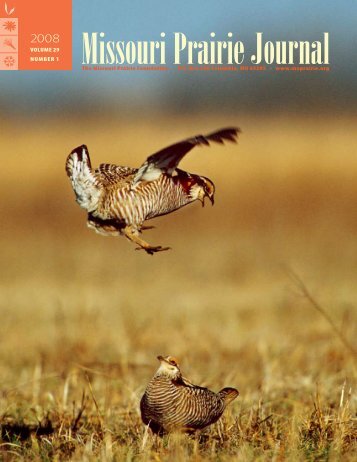 Spring 2008: Volume 29, Number 1 - Missouri Prairie Foundation