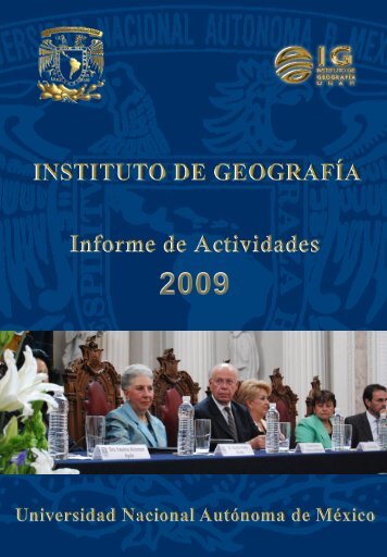 2do Informe - Instituto de GeografÃ­a - Universidad Nacional ...