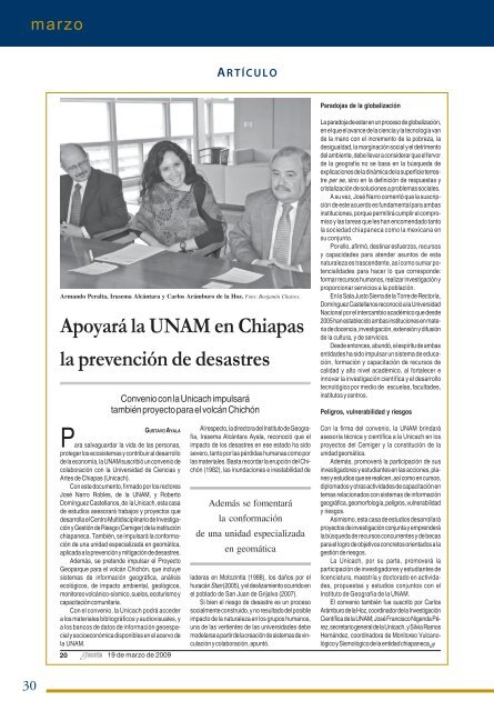 2do Informe - Instituto de GeografÃ­a - Universidad Nacional ...