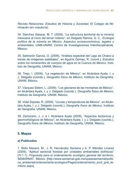 2do Informe - Instituto de GeografÃ­a - Universidad Nacional ...