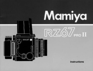 Mamiya RZ67 PRO II