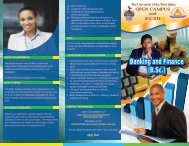 Banking and Finance (B.Sc.) - Open Campus - Uwi.edu