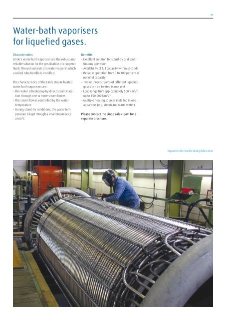 Coil-Wound Heat Exchangers - Linde Engineering