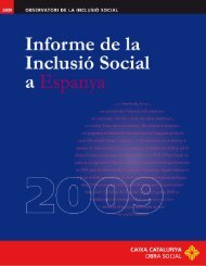 Informe de la inclusiÃ³ social a ESPANYA 2009 - Ajuntament de ...