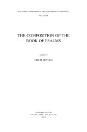 the composition of the book of psalms - Protestantse Theologische ...