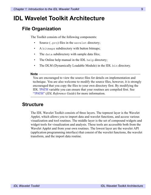 IDL Wavelet Toolkit User's Guide