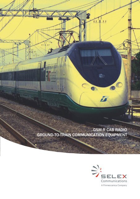 gsm-r cab radio ground-to-train communication equipment