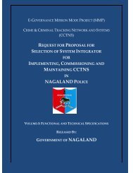 CCTNS nagaland_SI_RFP_Volume 1.pdf - National Crime Records ...