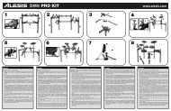 DM8 Pro Kit - Assembly Guide - RevC - Alesis