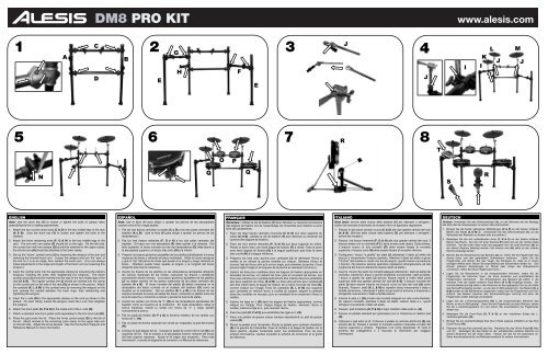 DM8 Pro Kit - Assembly Guide - RevC - Alesis