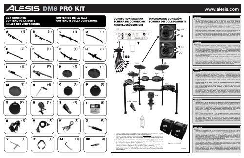 DM8 Pro Kit - Assembly Guide - RevC - Alesis