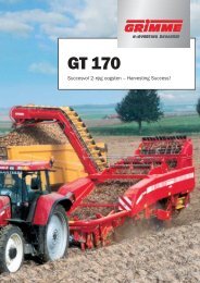 GRIMME 2-rijige aardappelrooier GT 170