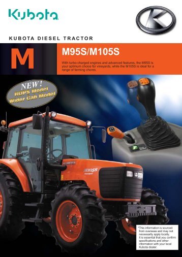 view product brochure - Kubota