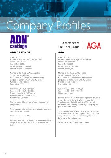 Companies in Industry - LIAA