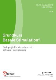 Grundkurs Basale Stimulation®