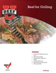 Fact Sheet - Beef Foodservice