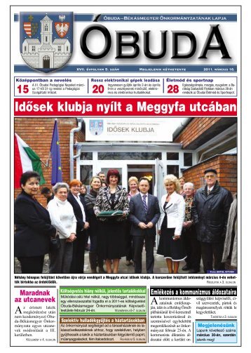 Idősek klubja nyílt a Meggyfa utcában - Óbuda-Békásmegyer