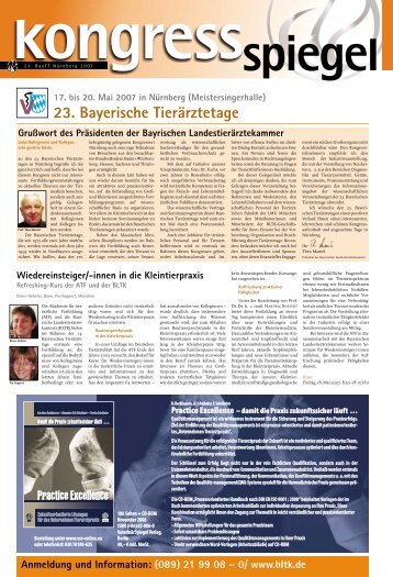 23. Bayerische Tierärztetage